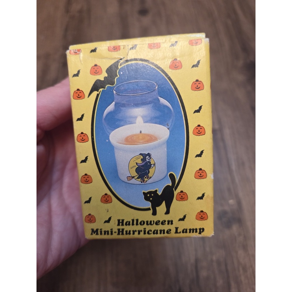 Vintage Halloween‎ Mini Hurricane Lamp